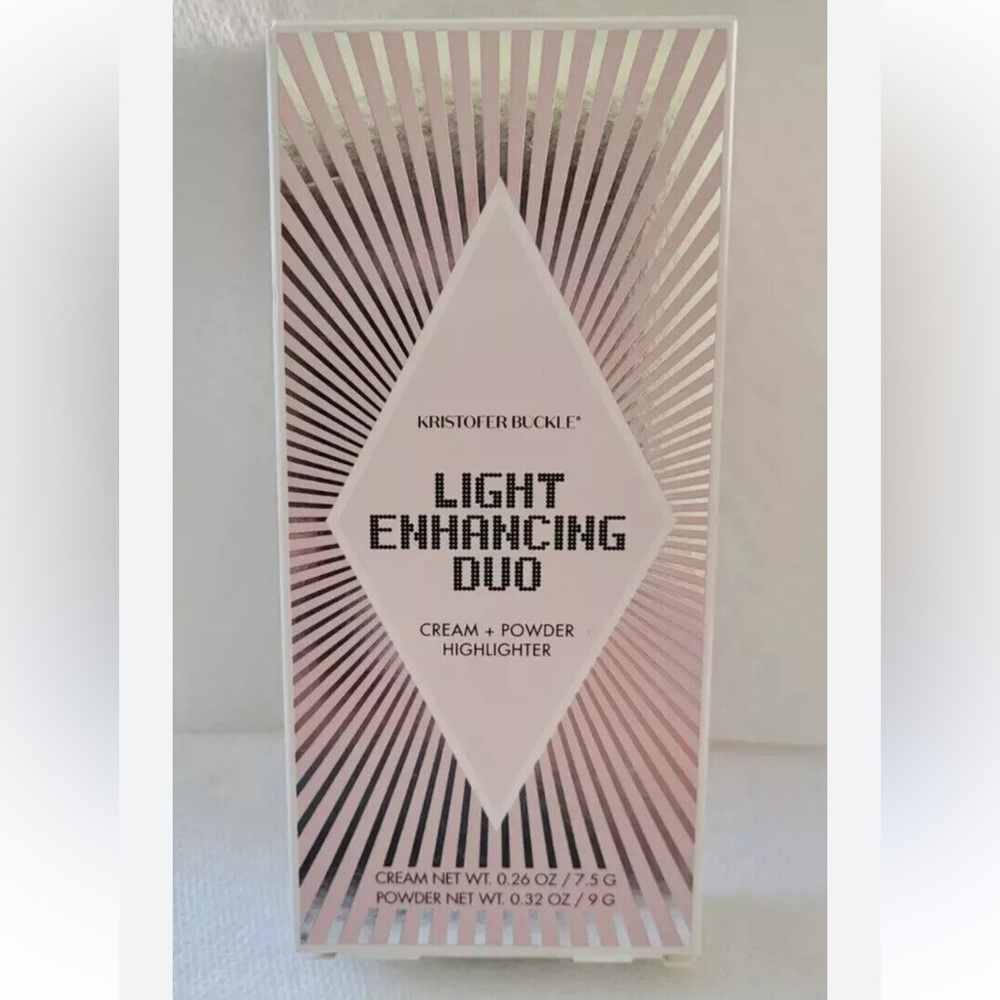 Kristofer Buckle Light Enhancing Duo Cream + Powder Highlighter NIB